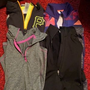 4 golf women’s half zip long sleeve. All xsmall all selling together.